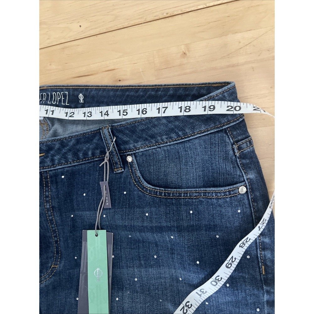 Jennifer Lopez Jeans Women's 18W Boyfriend Stretch Denim Mid Rise Straight Leg - Picture 13 of 13